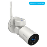{PTZ Security Camera Outdoor} 5X Optical Zoom 1080P Camera System, Wireless IP Cam, Easy to Set Up 360 Camera WIFI Camera, Compatible Wireless Camera System NVR, 2-Way Audio, IP66, Color Night Vision