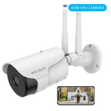 [Two Way Audio] Wireless Outdoor Security Camera, Waterproof Wireless Surveillance Camera with Two-Way Audio, Night Vision, AI Motion Detection, Support TF Card (3.0MP)