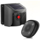 Driveway Alarm, Wireless Solar Powered Driveway Alarm System, Outdoor Weatherproof Wireless Motion Sensor & Detector, Expandable House Security Alert System for Home & Property