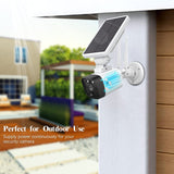 4 Packs Solar Powered Outdoor 4.0MP 1600P Wireless Camera with Rechargeable Battery, WiFi Home Surveillance Camera