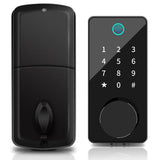 Smart Door Lock, Keyless Entry Bluetooth Door Locks, Finger Print Auto-Lock for Home Apartment Hotel，Front Door Smart Lock Works with APP Control, Digital Password (Geometric)