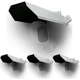 4 Packs Universal Security Camera Sun Rain Cover Shield, Protective Roof for Dome/Bullet Outdoor Camera