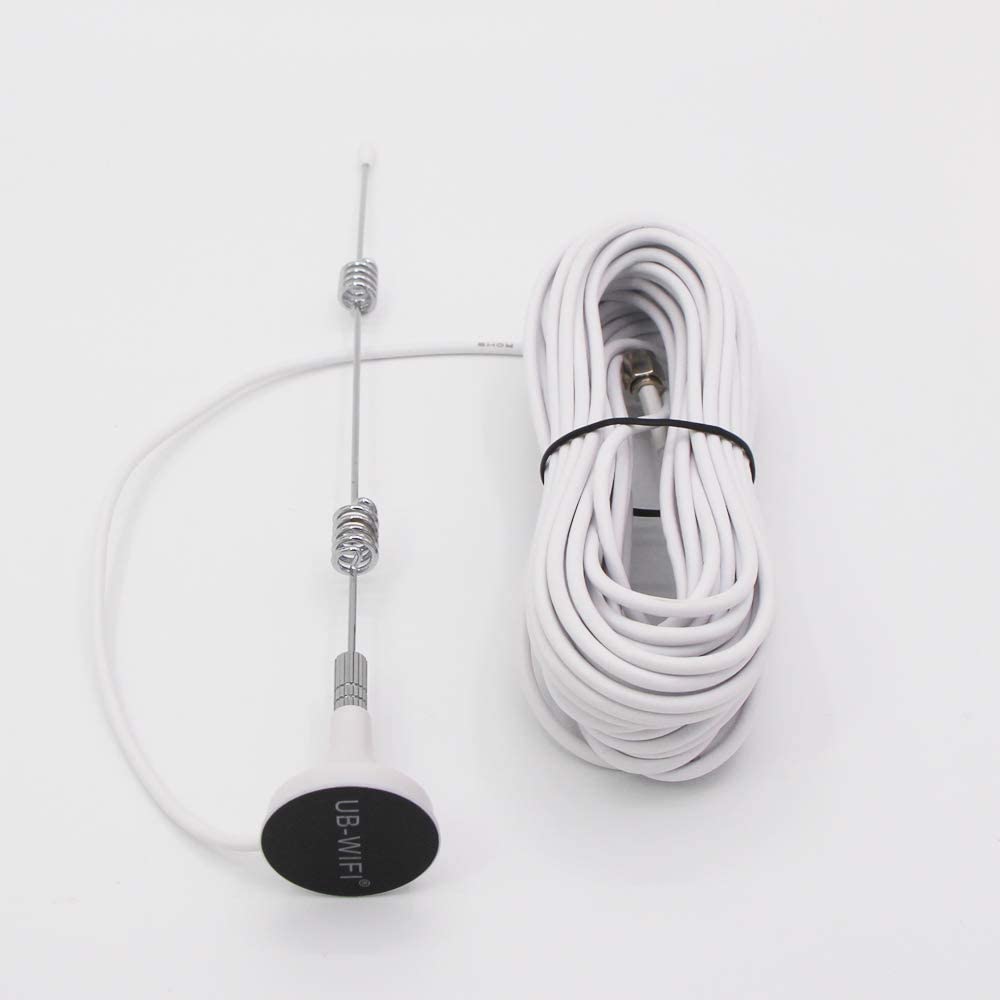 Antena de extensión WiFi para cámara blanca con conector macho (Solo para cámaras blancas), no se puede conectar a cámaras negras