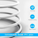 4 X 60 Feet Ethernet Cable PoE Video Security Network Cable Surveillance PoE Security Camera System