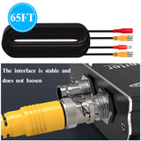 65 feet BNC Power Cable Pre-Made All-in-One Camera Video BNC Extension Cable for Surveillance CCTV DVR Security System