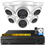 {Full HD 5MP Definition} Wired Security Camera System Outdoor Home Video Surveillance Cameras CCTV Camera Security System Outside Surveillance Video Equipment Indoor
