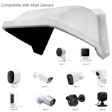 Universal Security Camera Sun Rain Cover Shield, Universal Security Camera Sun Rain Cover Shield, Protective Roof for Dome/Bullet Outdoor Camera