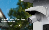 4 Packs Universal Security Camera Sun Rain Cover Shield,  Protective Roof for Dome/Bullet Outdoor Camera