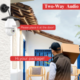 Cámara de bombilla inteligente YOUYIDESI Smart de 360 grados con Wi-Fi de doble banda, sensor de movimiento y video seguro para seguridad en el hogar - Cámara de bombilla inalámbrica HD de 5MP (paquete de 2)