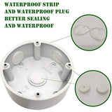 Caja de empalme universal resistente al agua de aluminio para cámaras de seguridad tipo bala (paquete de 8)