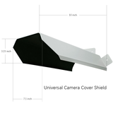 Cubierta protectora universal para cámara de seguridad contra sol y lluvia, techo protector para cámaras de exterior tipo domo/bala