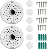 Caja de conexión y soporte para cámara de seguridad exterior, impermeable y con tapa para cables (paquete de 2)