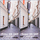 【5.0MP Audio Bidireccional】 Sistema de cámaras PoE, 6 cámaras IP PoE de 5MP, NVR de 8 canales, detección de movimiento, grabación 24/7, visión nocturna, resistente al agua IP67