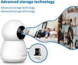Cámara de vigilancia inalámbrica PTZ con audio bidireccional, 3.0 megapíxeles. Ideal para monitorear bebés, personas mayores y mascotas
